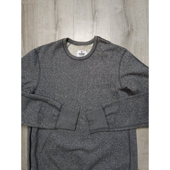 Reigning Champ Side Zip Fleece Crewneck Sweatshirt Mens Small - Picture 3 of 8
